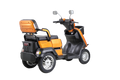 Heavy Duty 4 Wheel Mobility Scooters For Seniors & Adults 500Lbs Capacity Orange Abs Pc