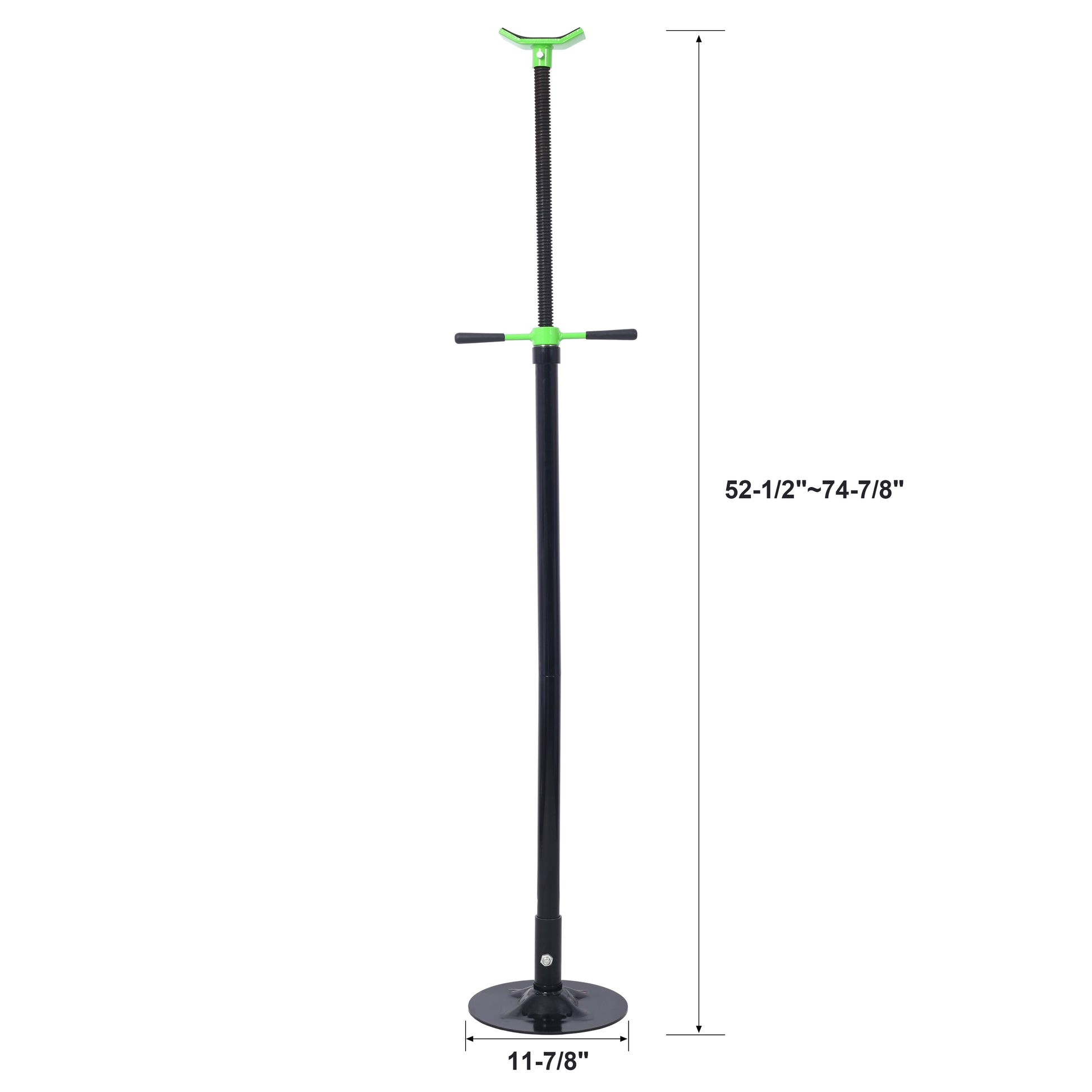 Under Hoist Support Stand 3 4 Ton 1650Lbs Capacity Jack Stand Lifting From 52 1 2 To 74 7 8 Inch Black Green Steel