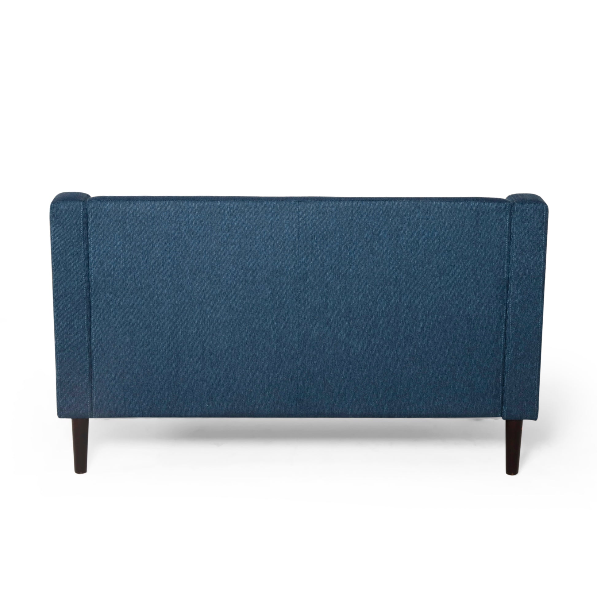 Seat Navy Blue Wood Paper Glass Metal 2 Seat