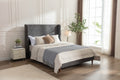 Same As B083P152031 Harper Tall Headboard Upholstered Bed 54