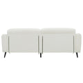 83.9''Upholstered Sofa For Living Room, Bedroom, And Apartments Beige Polyester 2 Seat