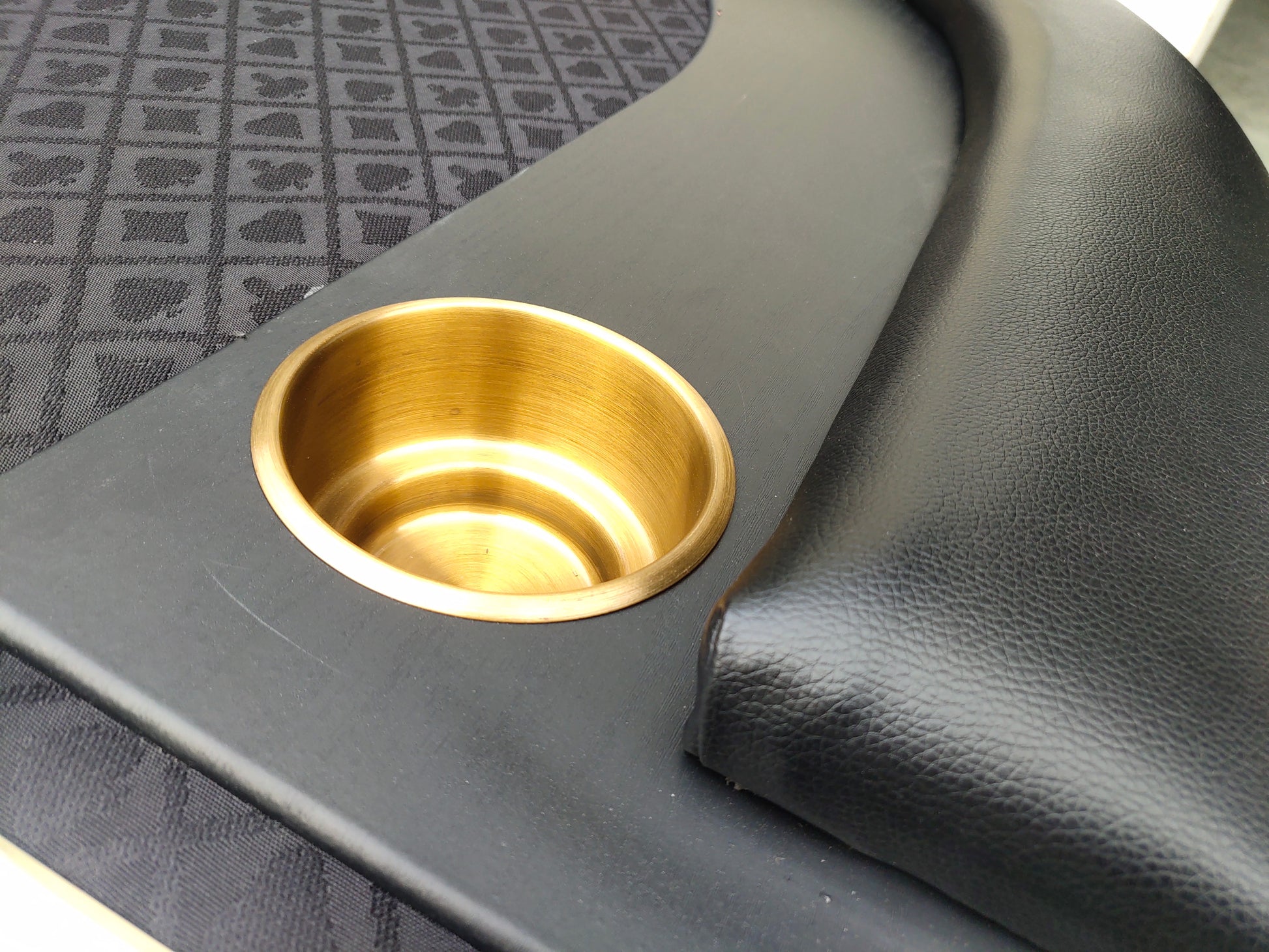 96" Poker Table For Casino Game Texas Holdem Oval Black With Waterproof Felt Chips Tray Drop Box Black Primary Living Space Modern Wood