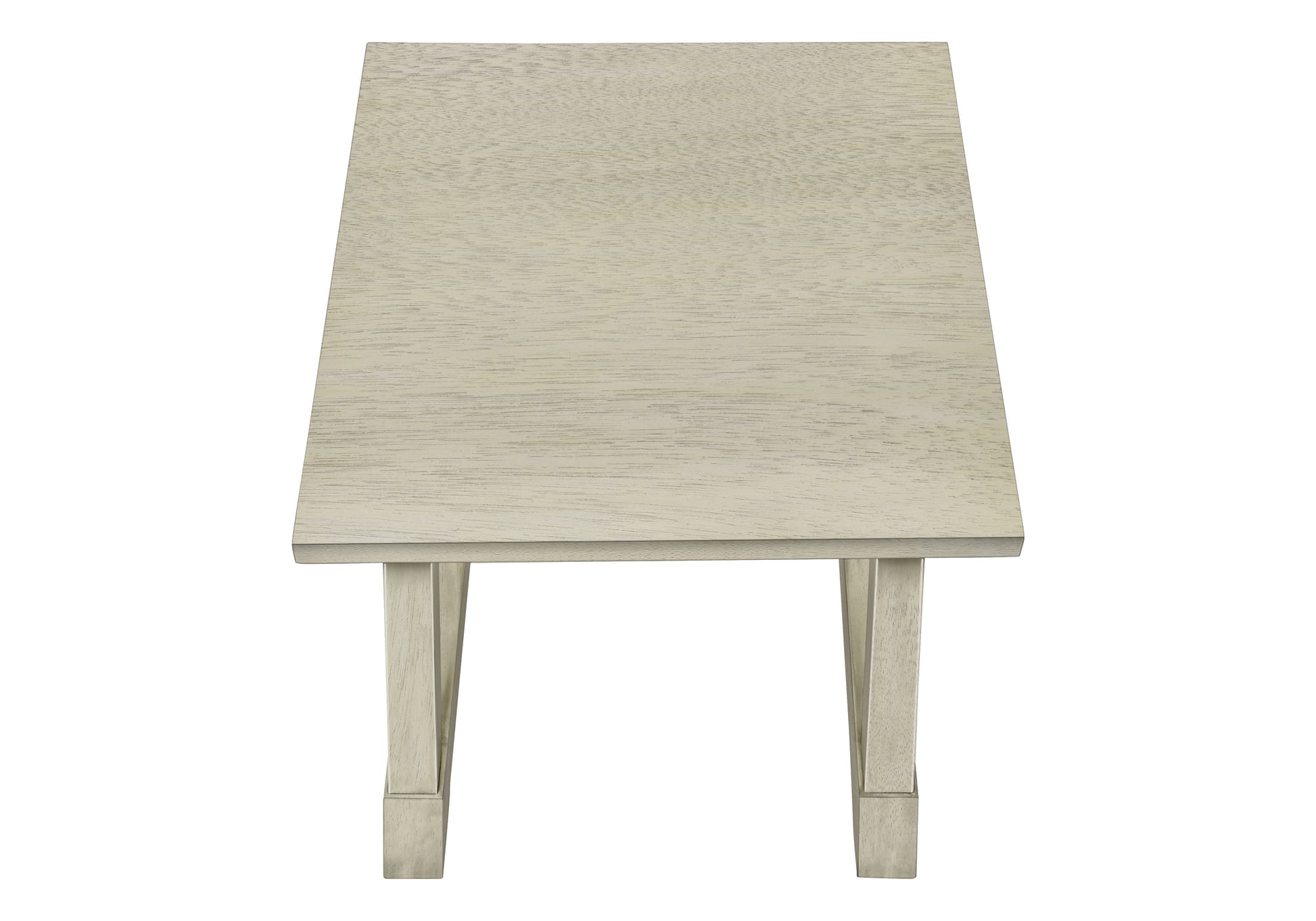 Accent Table, End, Side Table, Square, Nightstand, Bedroom, Lamp, Antique White Veneer, Transitional White Mdf