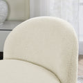 Hoop Gauze Lounge Chair With Sof Cushion And Backrest, Need To Be Assembled, Suitable For Living Room'Bedroomldining Roombeige 24.5