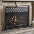 Fire Screens Black Iron