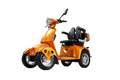 Fastest Mobility Scooter With Four Wheels For Adults & Seniors Orange Abs Pc