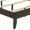 Grey Queen Sleigh Bed Box Spring Required Queen Grey Wood Gray Contemporary Panel Wood