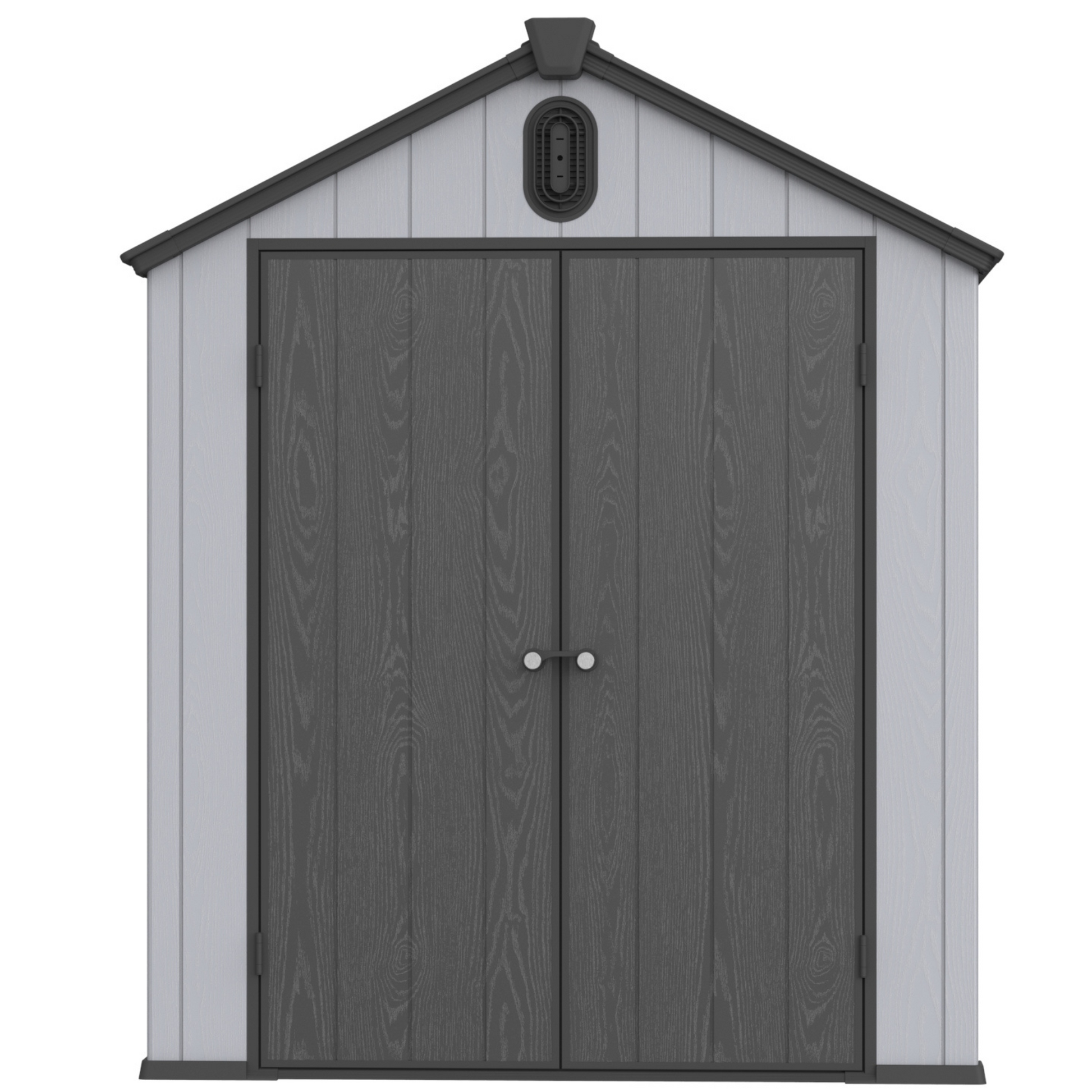 Xwt012 6*8Ft Plastic Storage Shed For Backyard Garden Big Spire Tool Storage Black Grey Garden & Outdoor Plastic