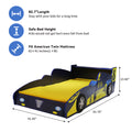 Supreme F1 Racing Car Bed Twin Blue Mdf