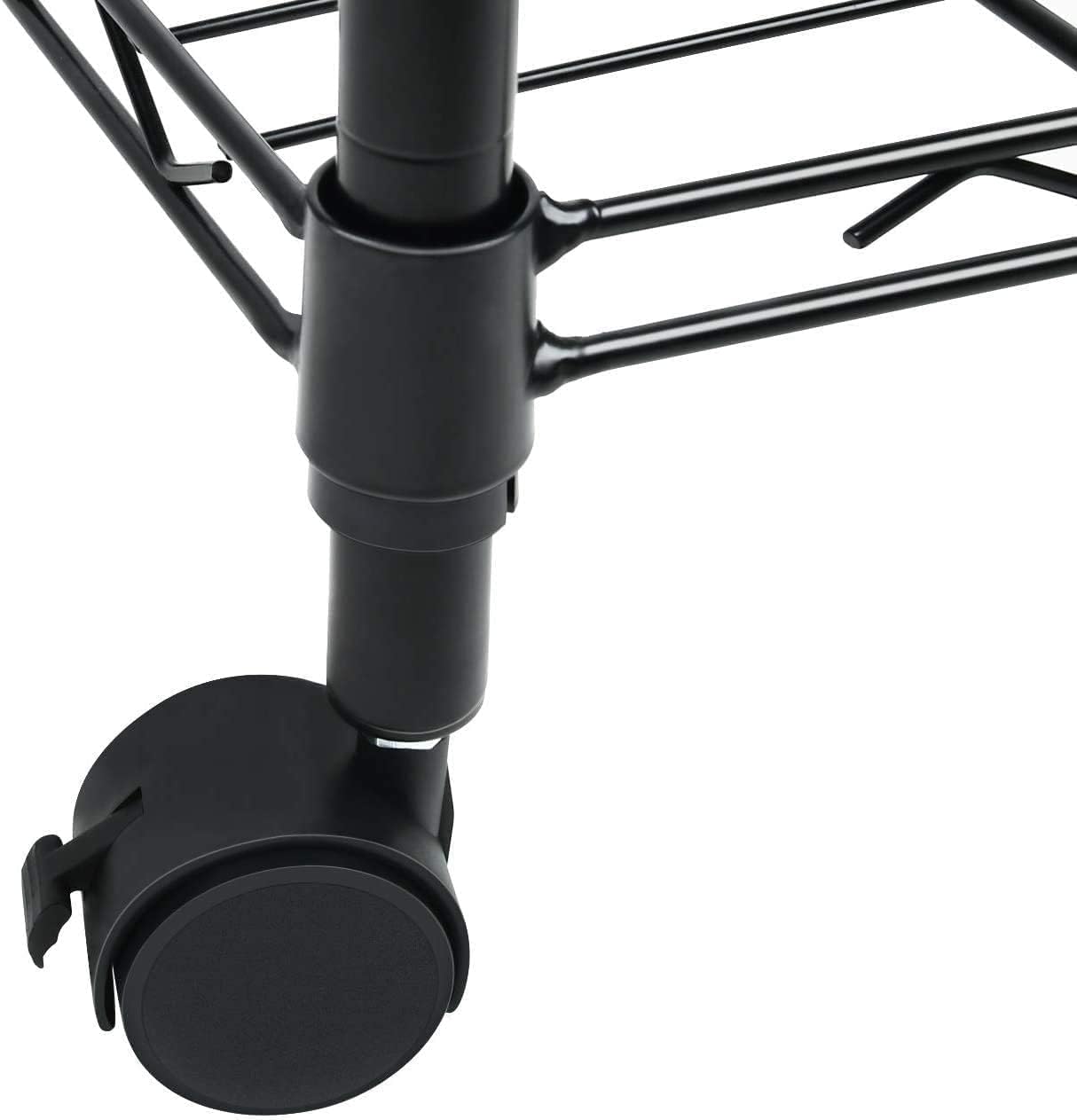 Heavy Duty 5 Shelf Shelving Unit 1250Lb Capacity, 29.92" D X 13.98" W X 62.99" H, 5 Tier, Black Black Steel