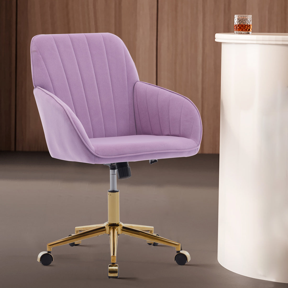 Ty Office Chair Lilac Velvet