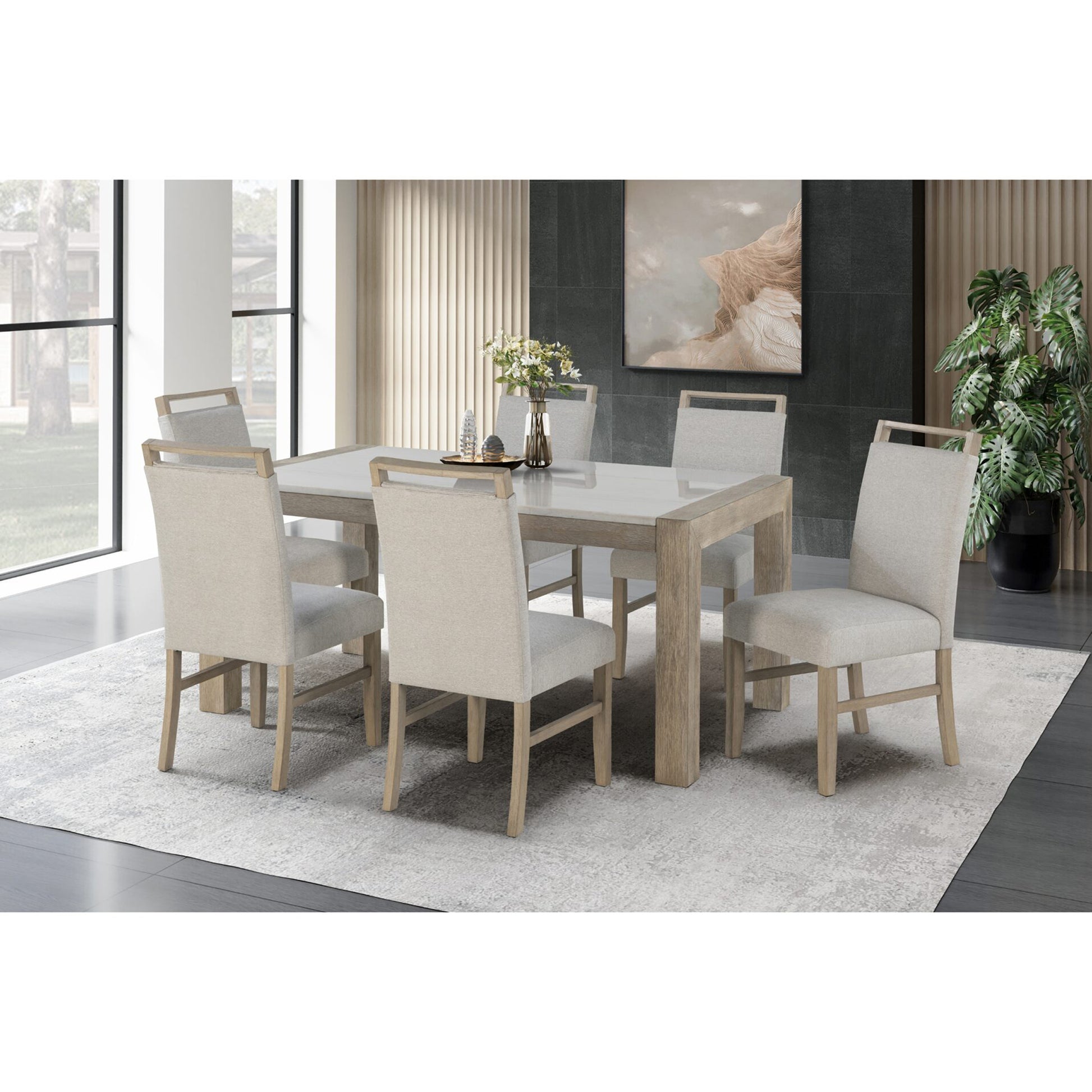 Vanilla Light Grey Dining Chair Solid Light Grey Dining Room Foam Wipe Clean Square Modern Side Chair Rubberwood Solid Back 1 Foam Rubber Wood
