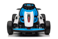 Electric Go Karts, Battery Powered Ride Karts Suitable For Children Aged 6 15, Outdoor Drift Blue Abs