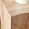 Elevate Your Living Space With This Modern Mdf Coffee Table That Showcases Smooth, Light Wood Color Texture Patterns. It Is Characterized By Stylish Design. Wood Mdf
