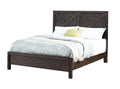 Rustic Contemporary Espresso 1Pc Queen Size Bed Wooden X Design Hb Unique Look Bedroom Furniture Box Spring Required Queen Espresso Espresso Wood Bedroom Contemporary,Modern,Transitional Rubberwood