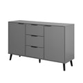 Sideboard Buffet Cabinet With Storage, Wood Coffee Bar Cabinet, 47.2