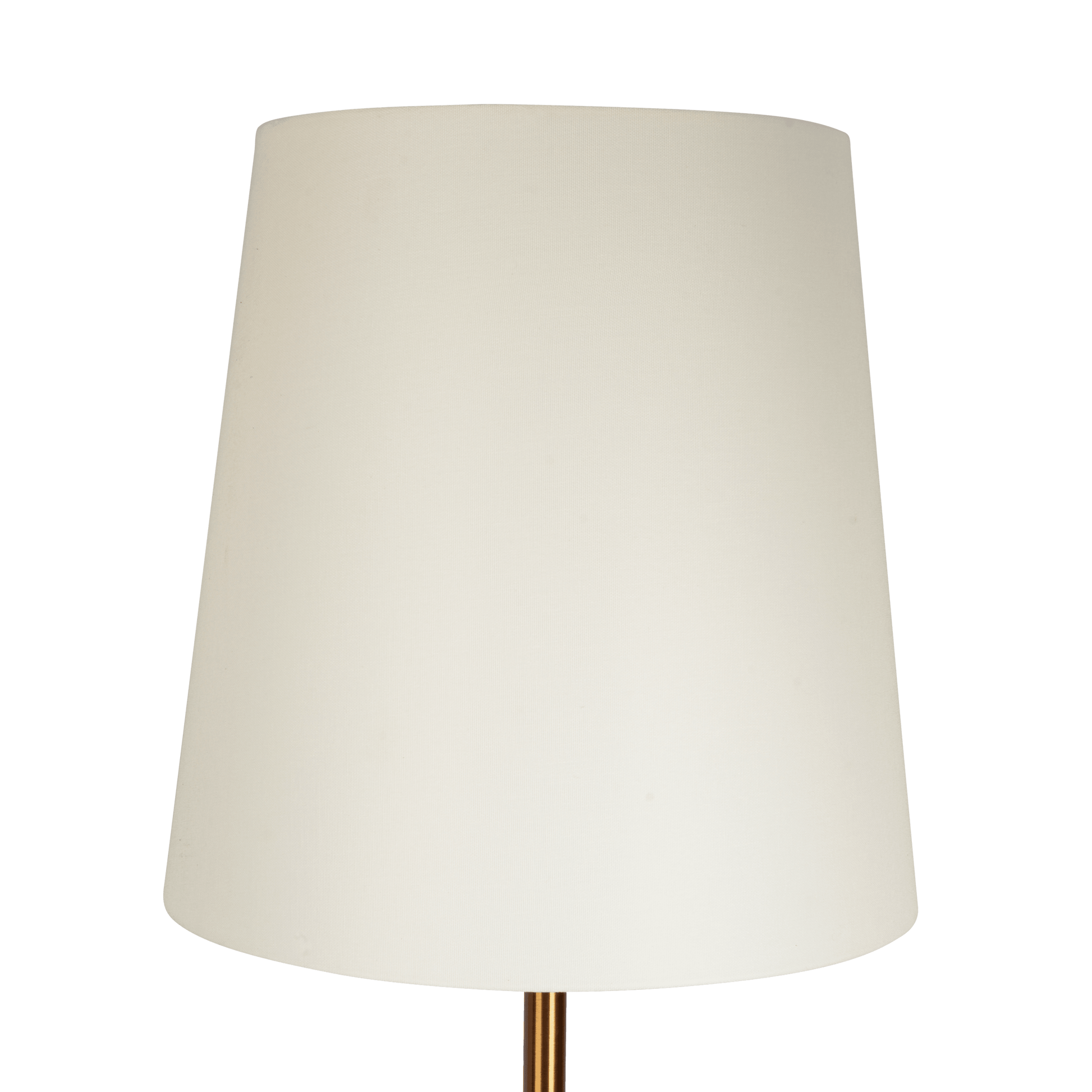 Celestial Modern Floor Lamp With Brass Accent Table With Large White Shade Gold,White Table&Floor Lamps Brass