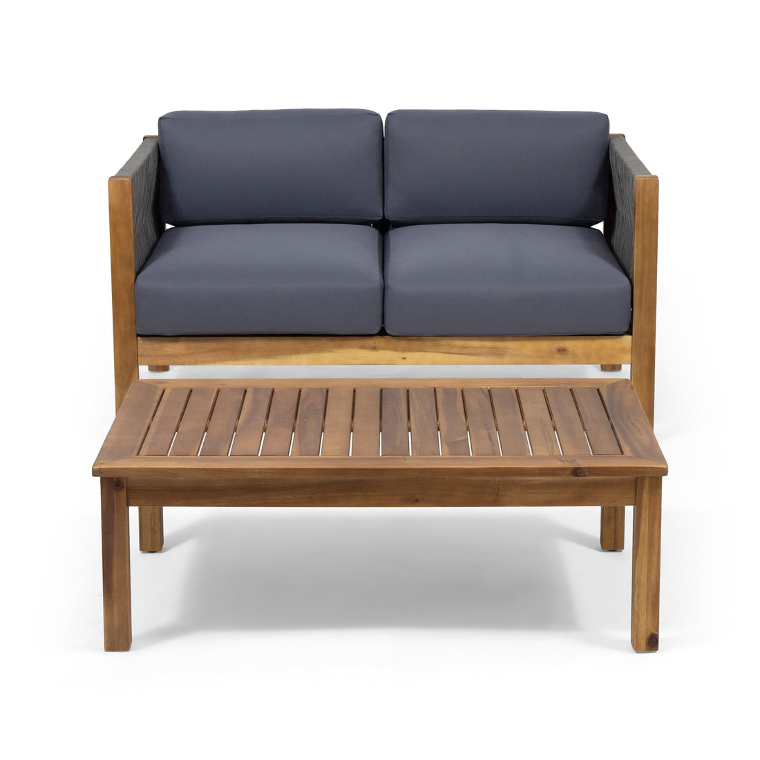 Laurel Seat & Coffee Table Teak Acacia Wood