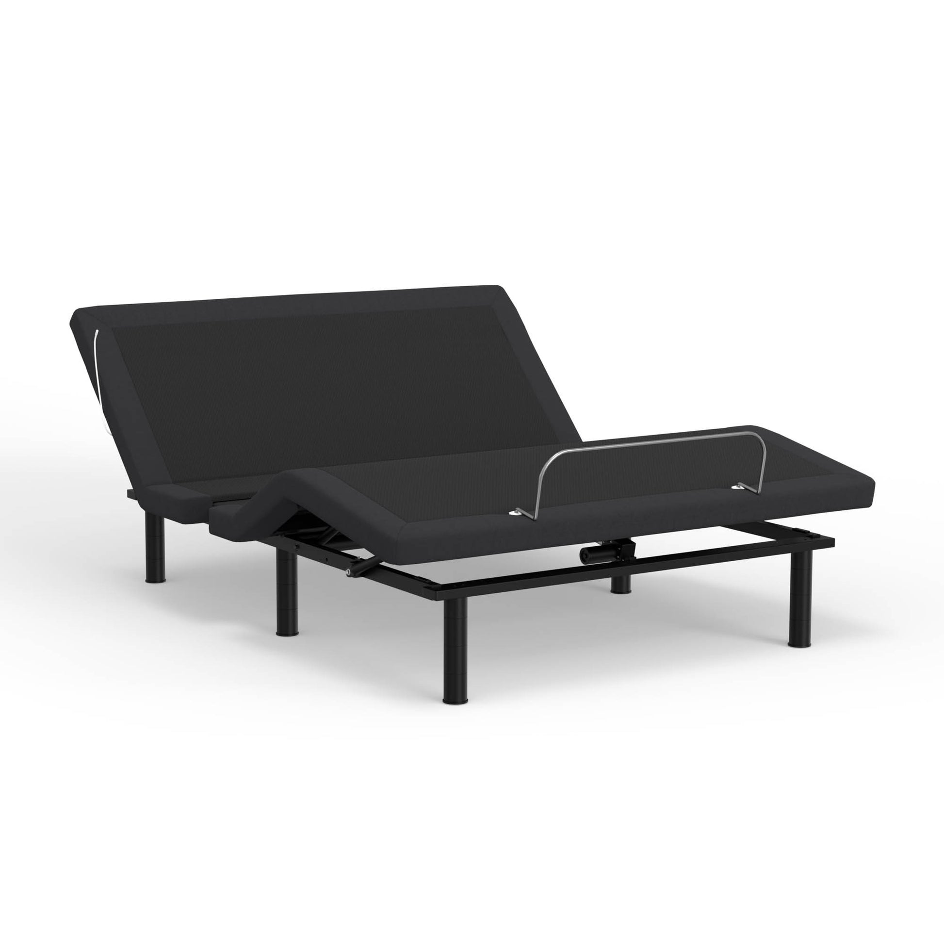 Model G2 Adjustable Base Queen: Voice Command, Glide Tech, Led Lights, Zero Clearance Queen Dark Grey Metal