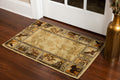 Woodland Gc Rst5502 Cream 5 Ft. 3 In. X 7 Ft. 3 In. Lodge Area Rug Cream Polypropylene