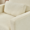 Modern Accent Chair, Chenille Upholstery Armchair Modern Style, Solid Wood Frame Ideal For Living Room, Bedroom, Office Beige Wood Foam Chenille 1 Seat