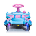 12V Kids Ride On Electric Toy,360 Degree Drift In Place,Spray Function,Front&Side Lights Design,Usb Mp3,Bluetooth,Music, 3.73 4.35 Mph,Easy Installation,Ultimate Cool Operation For Kids Aged 3 . Purple 100 149 Lbs Polypropylene