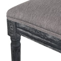 Dining Chair Grey Fabric