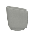 Bralin Gray Swivel Accent Chair Gray Foam Engineered Wood