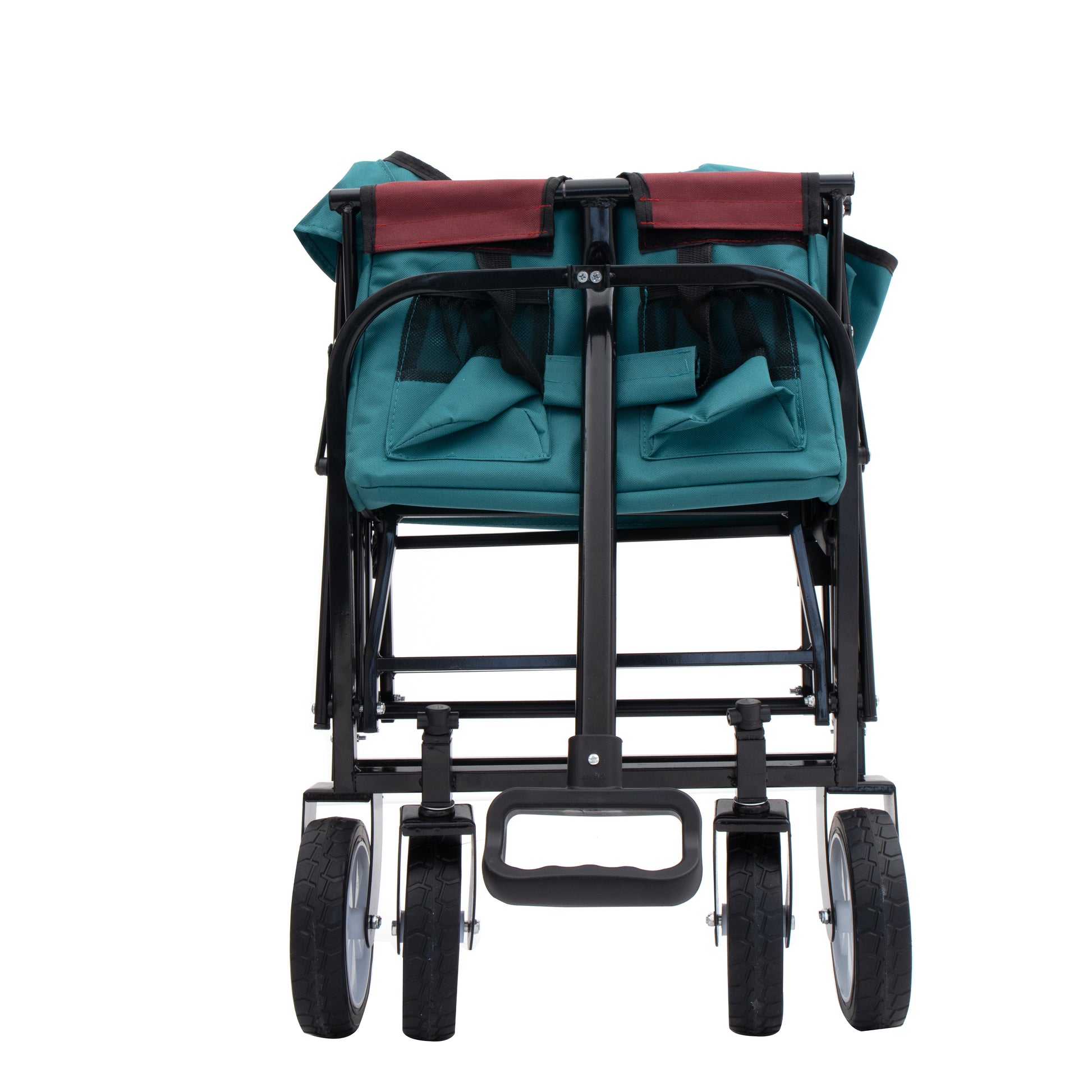 Minimeetall Multi Use Bag,Collapsible Foldable Wagon Cart Beach Wagon Heavy Duty Utility Cart Utility Wagon Grocery Cart For For Camping 3Pcs Plastic Liner Bag Covercyan Cyan Steel