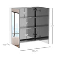 Kleankin Bathroom Mirrored Cabinet, 24