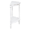 42'' Retro Circular Curved Half Moon Console Table With Cloud Design Top And Open Shelf Solid Wood Frame And Legs, Milk White Milk White Primary Living Space Retro Pine Console Tables Pine
