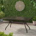 Phoenix Rectangle Table Bronze Aluminium