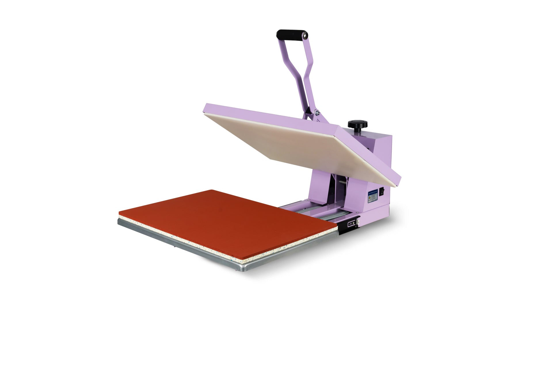 16X24 Manual Heat Press Machine With Slide Out Base Purple Aluminium