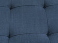 Browning Blue Sofa Blue Foam Engineered Wood 3 Seat