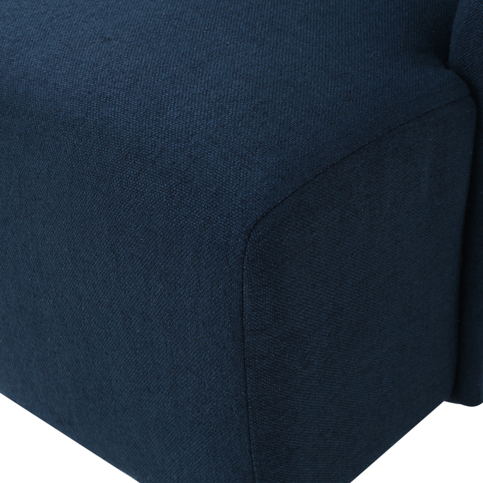 Dining Chair Navy Blue Fabric