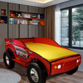 Unlimited Speed Jeep Bed Twin Red Mdf