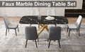 Large Modern Minimalist Rectangular Dining Table With 0.39 