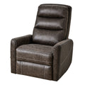 Swivel Glider Rocker Recliner Chair For Nursery,Manual Swivel Rocking Recliner,Mordern Home Theater Seating Soft Reclining Chairs For Living Room,Brown Antique Brown Primary Living Space Memory Foam Wipe Clean American Traditional Handle Memory Foam