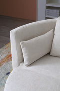 Foldable Sleeper Sofa Bed, Floor Sofa Chair Bed,Multi Functional, Circular Bed, Adjustable Futon Sofa Folding Lazy Sofa Couch,Double, For Balcony ,Living Room, Sitting And Sleeping Sofa,Beige,2Colors Beige Linen Primary Living Space Modern Linen 3 Seat