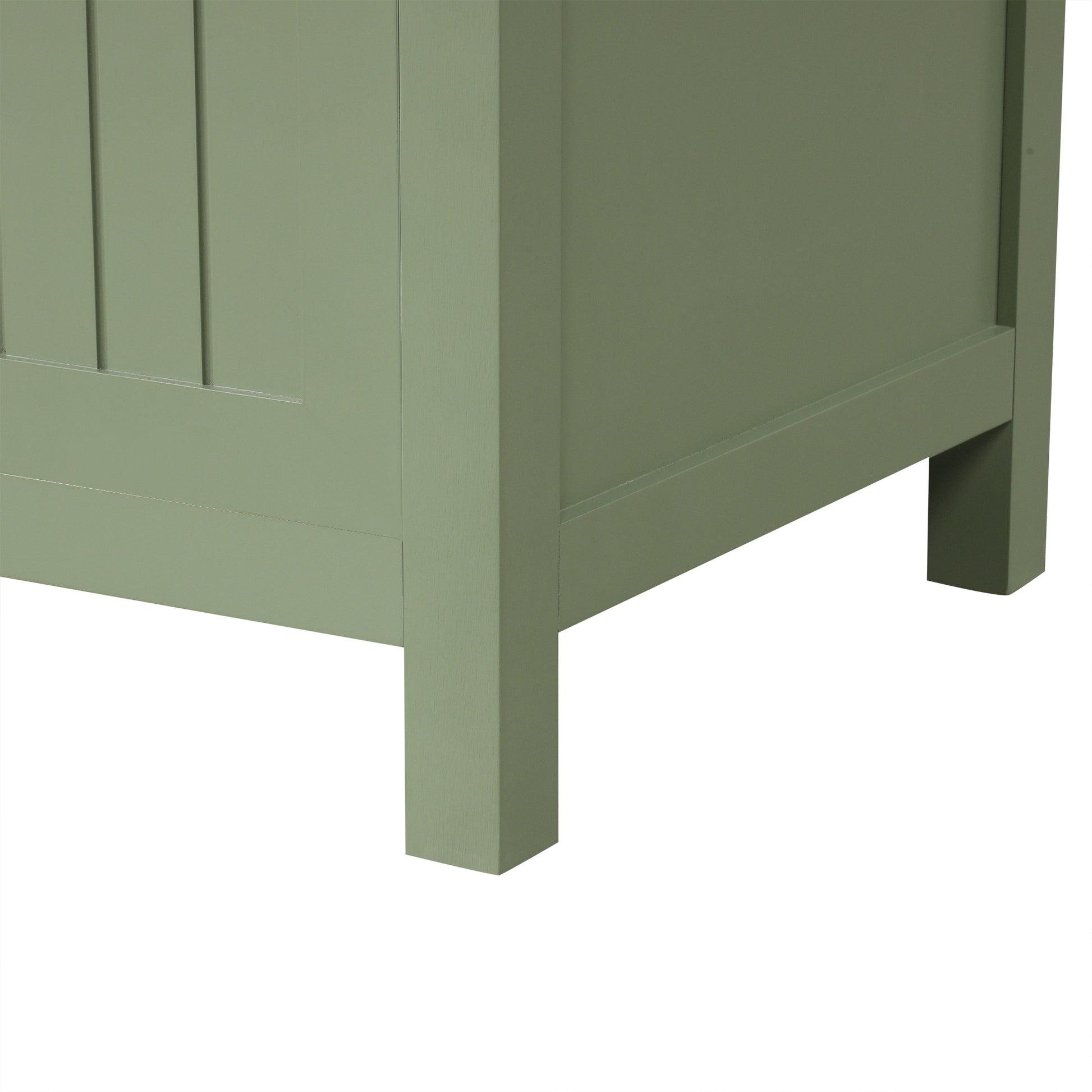 36" Bathroom Vanity With Sink, One Cabinet With Two Doors And One Big Drawer And One Flip Drawer, Solid Wood And Mdf Board, Green Green Solid Wood Mdf