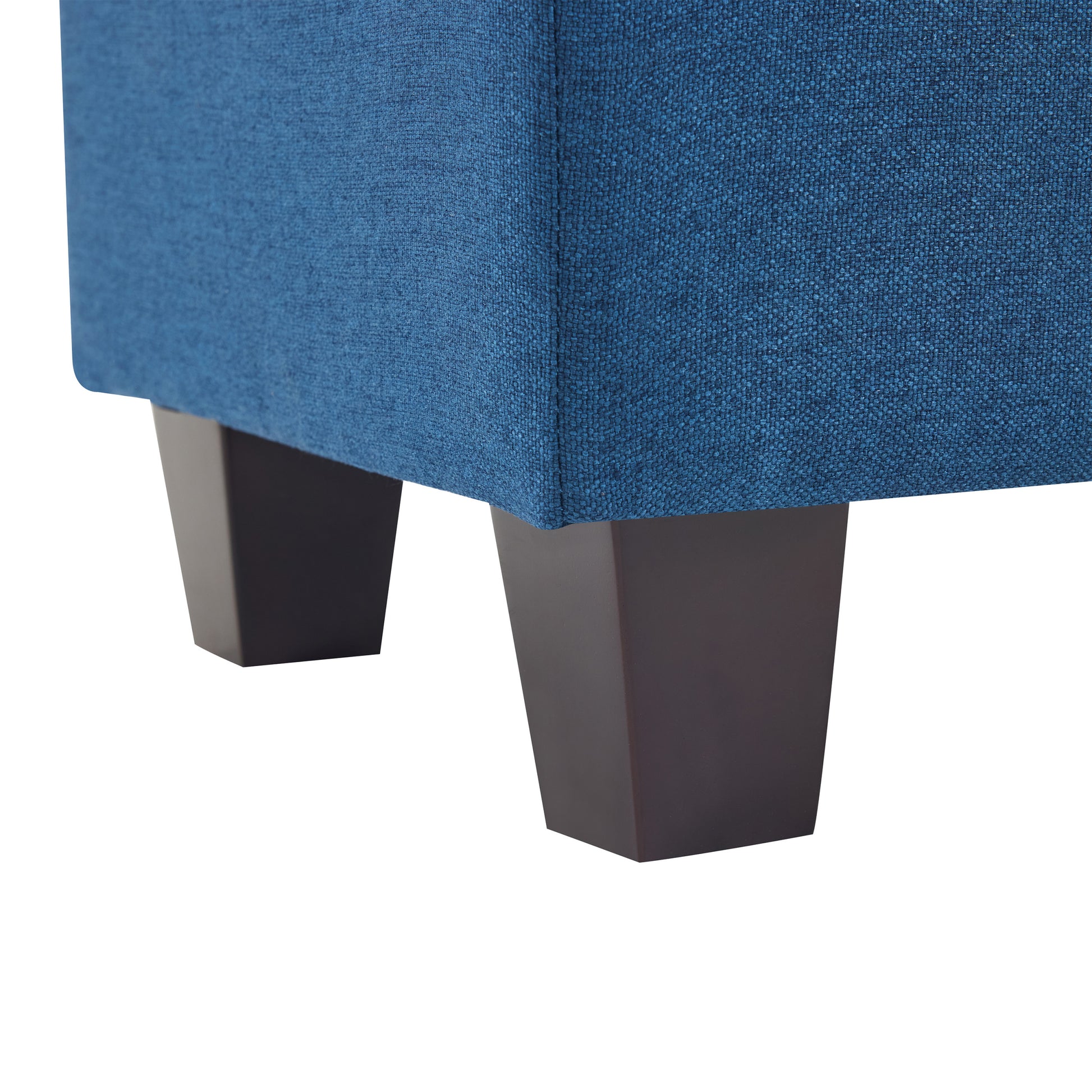 Springfield Navy Blue Ottoman Navy Blue Foam Polyester Blend