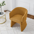 Modern Style Simple And Elegant Chair, Orange Leisure Chair, Suitable For Dining Bedroom Living Room Reception Desk Assembly Required Orange Orange Foam