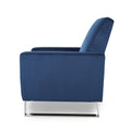 Recliner Blue Velvet