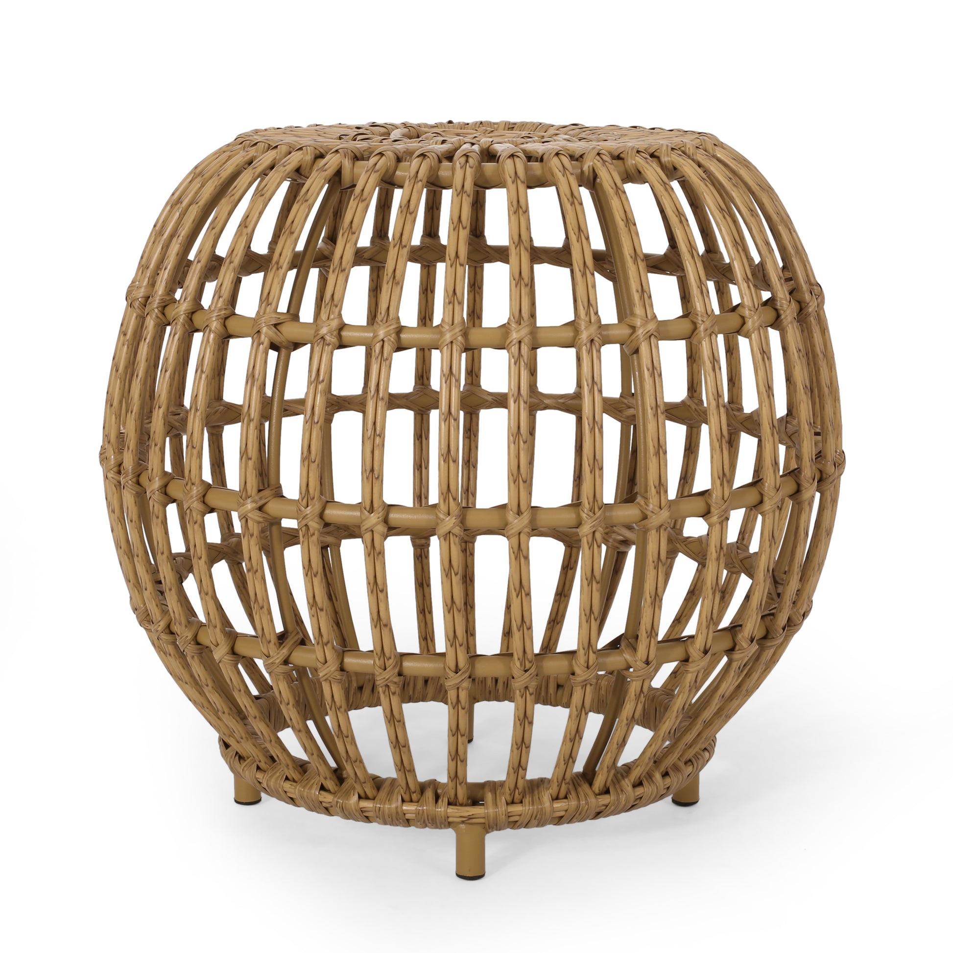 Ottawa Side Table Light Brown Wicker