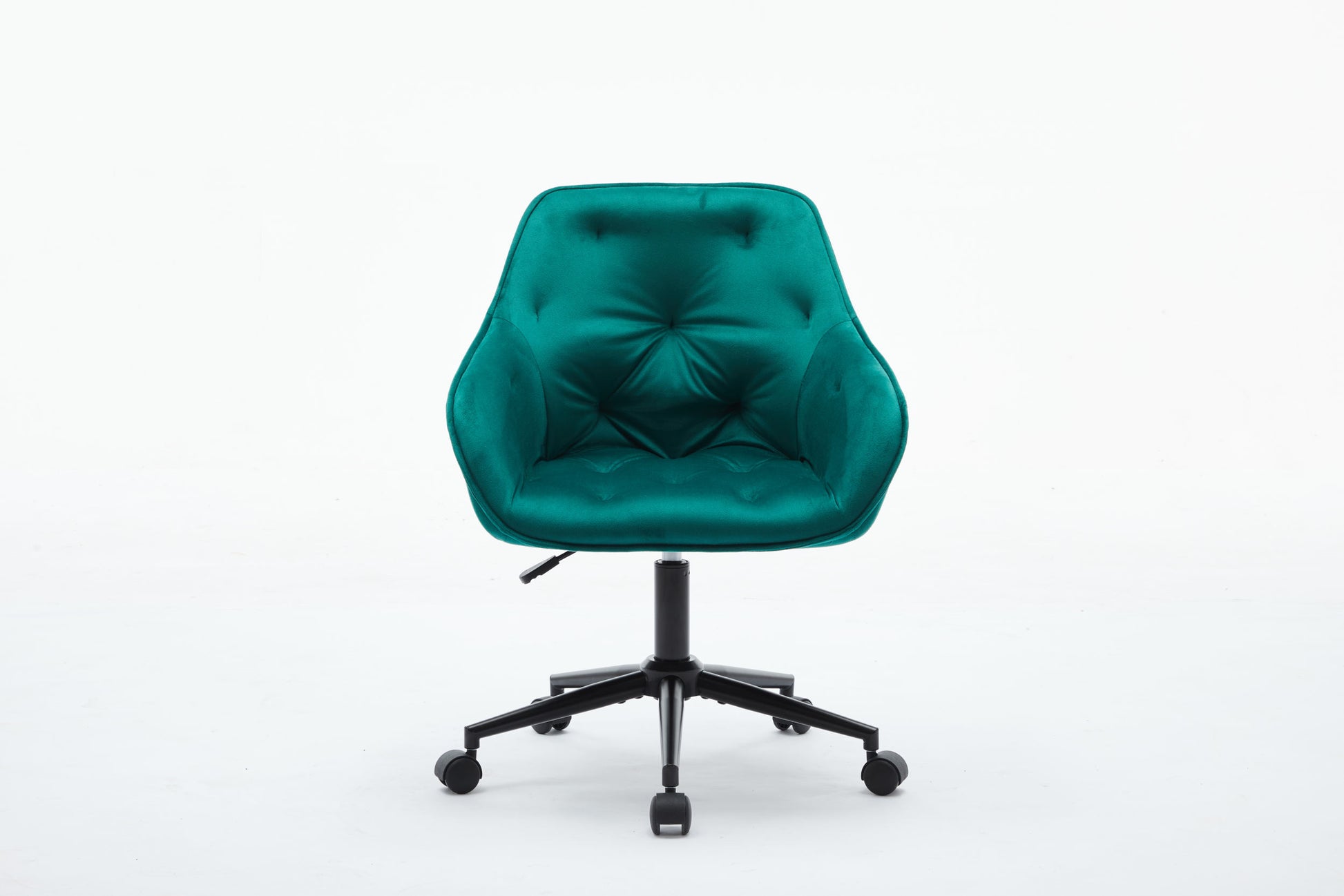 Elegent Velvet Office Chair With Wheels, Makeup Vanity Chair Height Adjustable For Teens Women Girls, Comfy Swivel Modern Leisure Armchair For Home Office, Bedroom, Study And Vanity. Green Green Primary Living Space Luxury,Modern Foam Iron