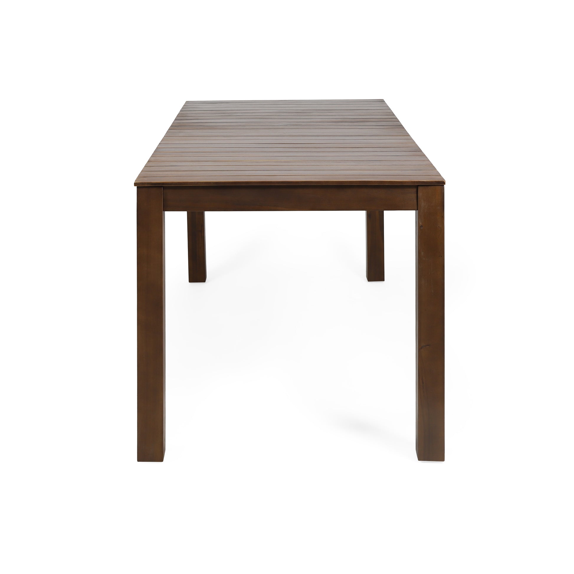 Nola Dining Table Dark Brown Wood