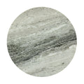 Side Table Black White Marble Metal