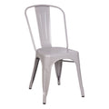 Silver Stackable Side Chair Set Of 2 Solid Silver Dining Room Side Chair Set Of 2 Metal