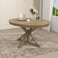 Retro Functional Extendable Dining Table With A 12