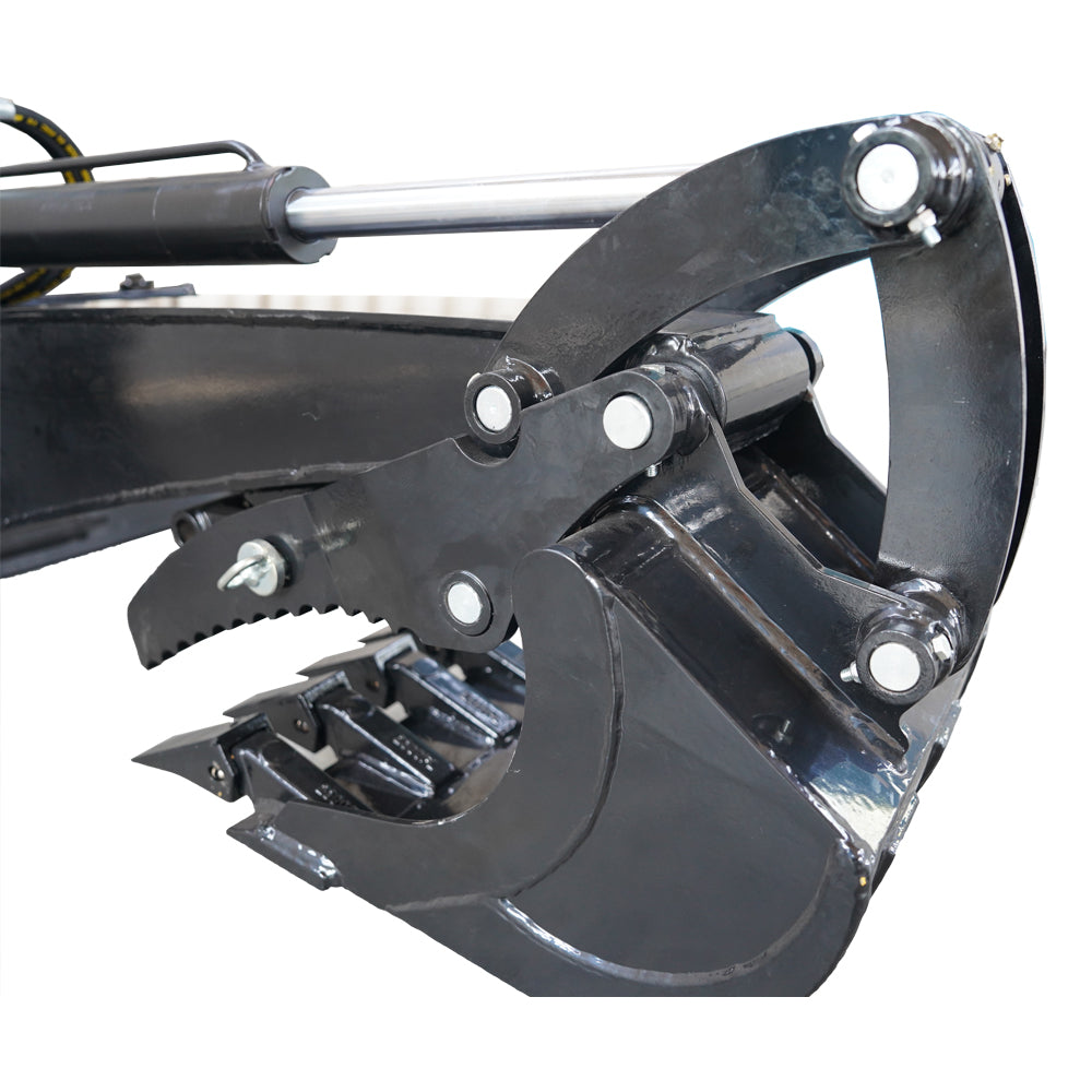 Skid Steer Attachmnets Backhoe Digger Bucket Black Iron